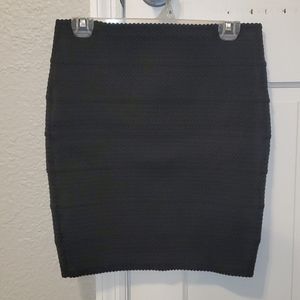 Black pencil skirt